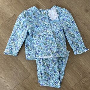 Janie and Jack Matching Floral Suit